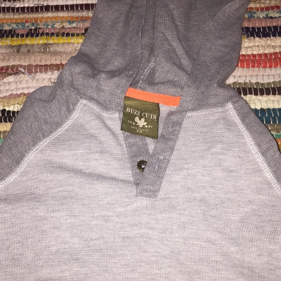 Buzz Cuts Grey pocket hoodie (BOYS) - Picture 3 of 3